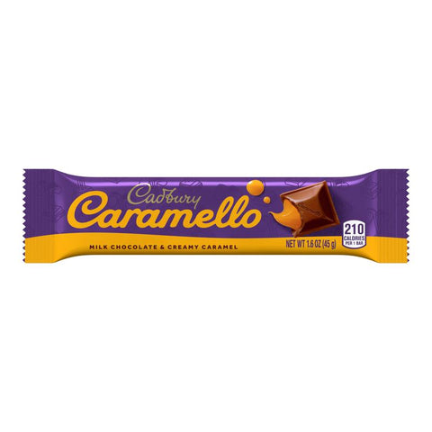 Cadbury Caramello Chocolate/Caramel Candy Bar 1.6 oz (Pack of 18)
