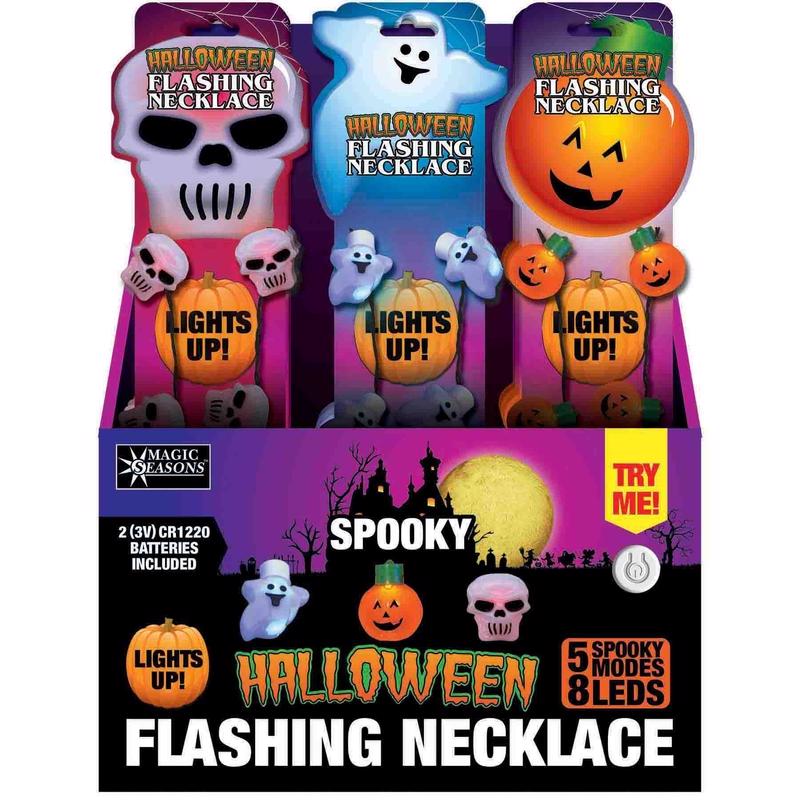 Magic Seasons Flashing Necklace 1 pk (Pack of 24)