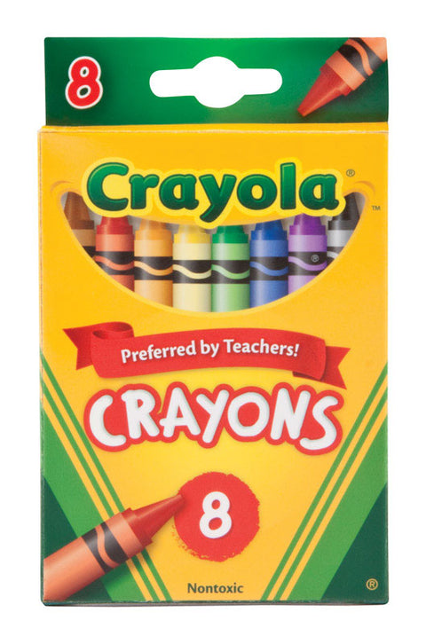 Crayones de colores surtidos Crayola, paquete de 8