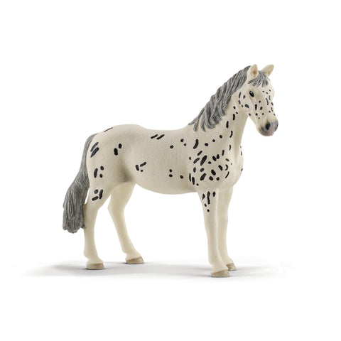 Schleich Horse Club Yegua Knabstrupper de juguete Negro/Blanco (Paquete de 5)