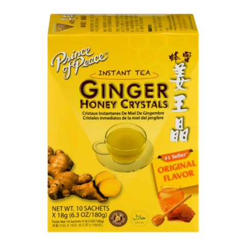 Bolsitas de té de jengibre y miel Prince of Peace, paquete de 10