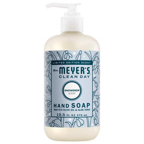 Mrs. Meyer's Clean Day Snowdrop Scent Liquid Hand Soap 12.5 oz (Pack of 6)