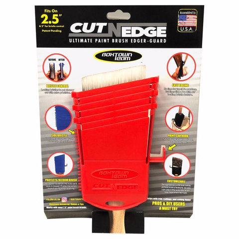 Boxtown Team Cut-N-Edge 2 in. W X 2.5 in. L Red Plastic Paint Edger and Brush Guard
