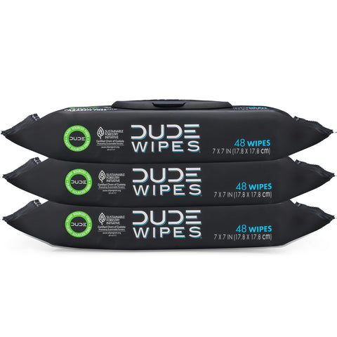 Dude Wipes Body Wipes 48 ct (Pack of 4)