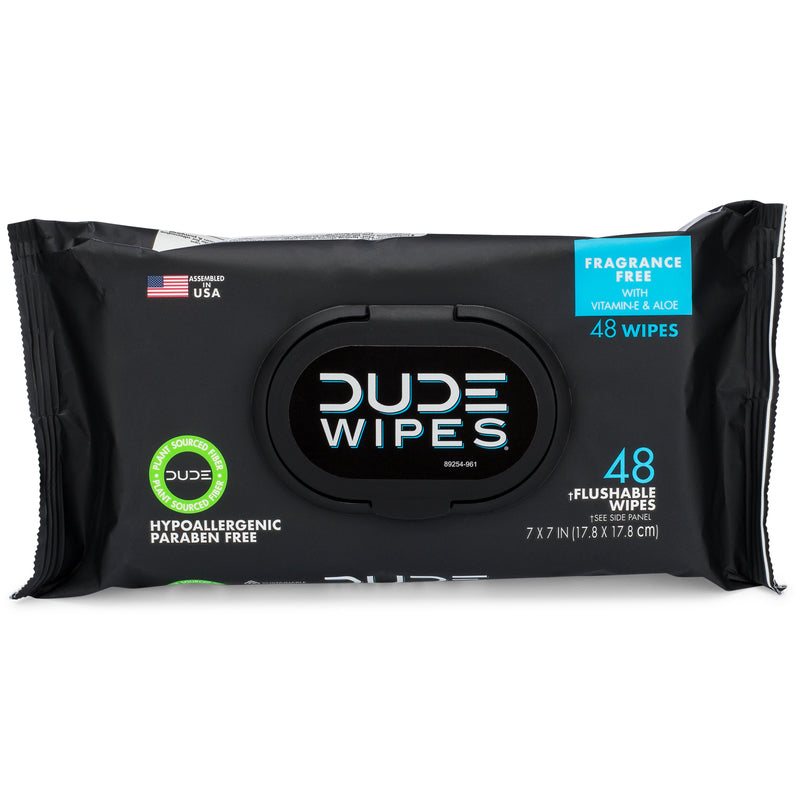 Dude Wipes Body Wipes 48 ct (Pack of 8)