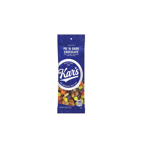 Kar's Peanut Butter 'N Dark Chocolate Trail Mix 2 oz Bagged (Pack of 12)