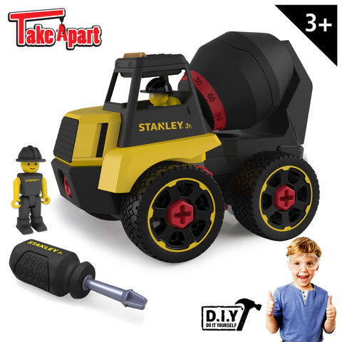 STANLEY Jr. Cement Truck Toy Multicolor (Pack of 6)