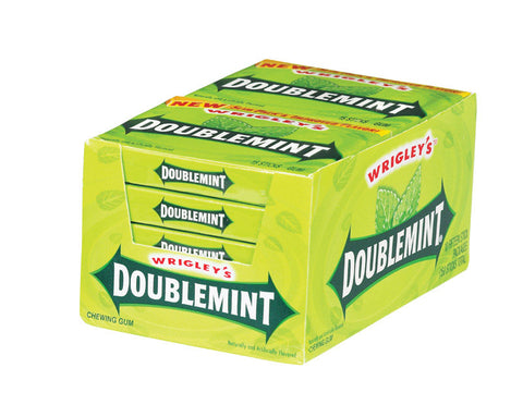 Wrigley's Doublemint Mint Chewing Gum 15 pc (Pack of 10)