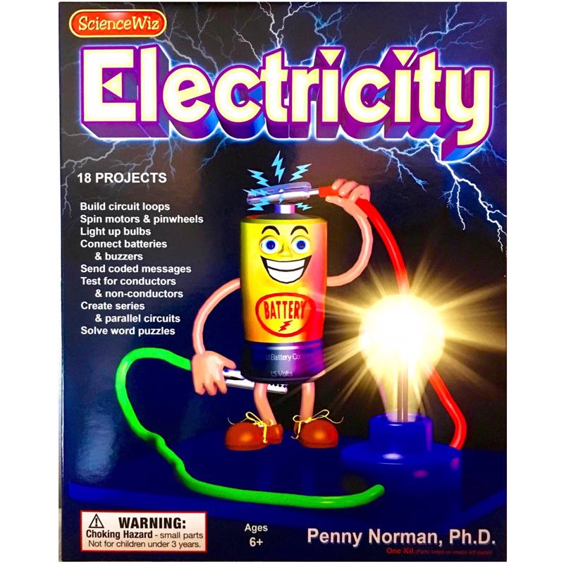 Science Wiz Games/Kit de aprendizaje de electricidad STEM 1 ud.