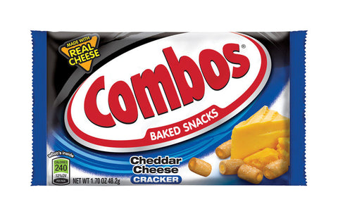 Combos Cheddar Cheese Crackers 1.7 oz Packet (Pack of 18)