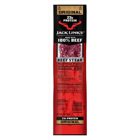 Jack Link's Original Beef Steak 2 oz Packet (Pack of 12)