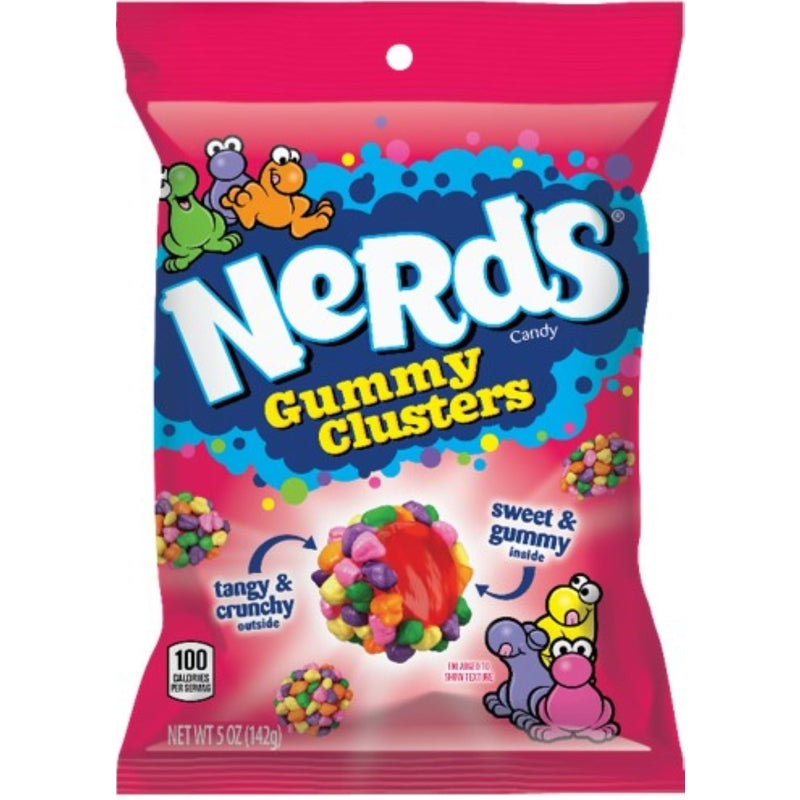 Nerds Rainbow Gummy Clusters 5 oz (Pack of 12)