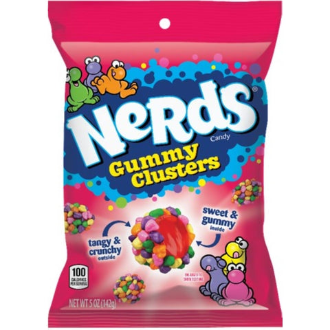 Nerds Rainbow Gummy Clusters 5 oz (Pack of 12)
