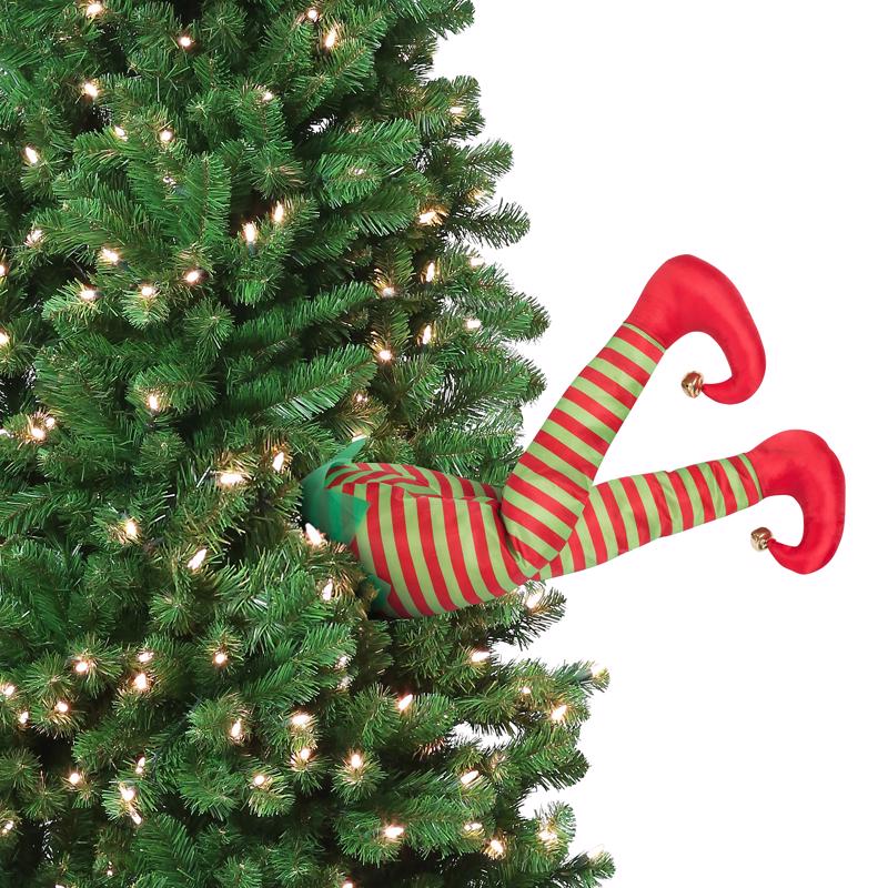 Mr. Christmas Green/Red Elf Kicker Animated Decor 16 in. (Pack of 4)