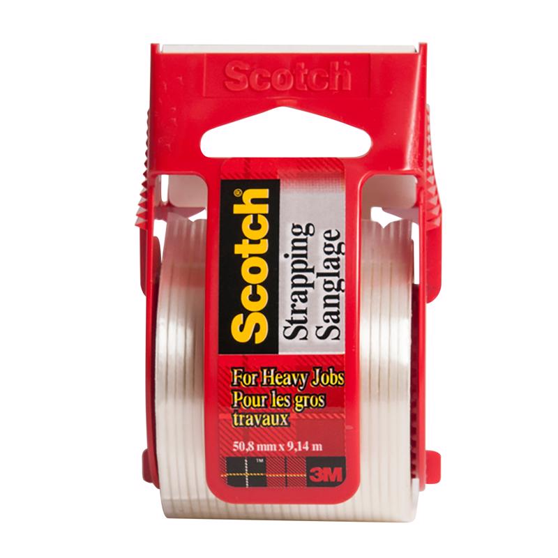 Scotch 1.88 in. W X 360 in. L Strapping Tape (Pack of 6)