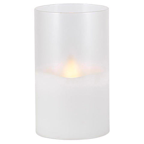 Gerson Everlasting Glow White No Scent Flameless Hand Poured Candle (Pack of 6)