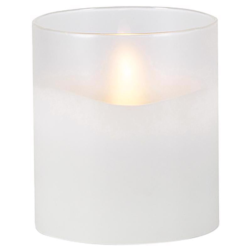 Gerson Everlasting Glow White No Scent Scent Flameless Hand Poured Candle (Pack of 6)