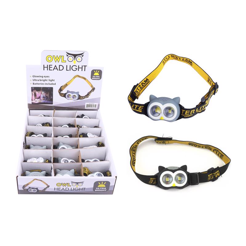 Diamond Visions Owl LED Head Lamp 1 pk (Pack of 18)