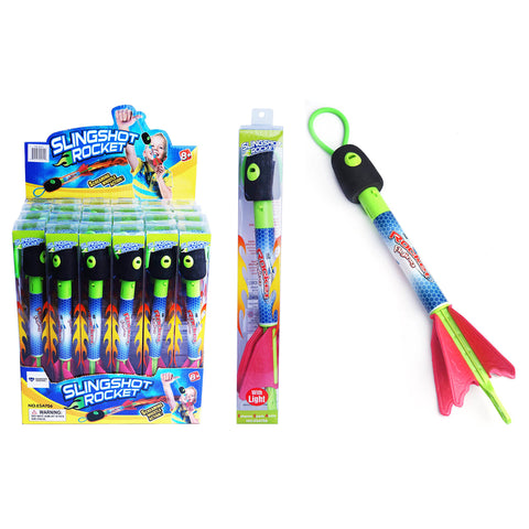 Diamond Visions Light Up Sling Shot Rocket Plastic 1 pc (Pack of 24)