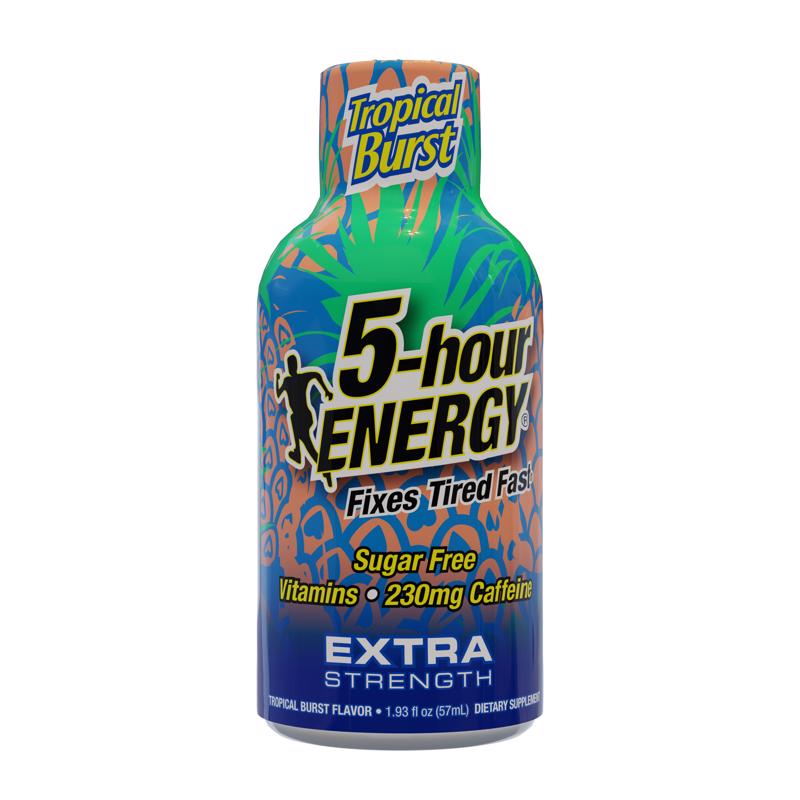 5-hour Energy Tropical Sugar Free Tropical Energy Shot 1.93 fl. oz. (Pack of 12)