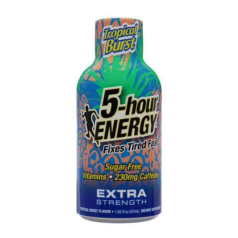 5-hour Energy Tropical Sugar Free Tropical Energy Shot 1.93 fl. oz. (Pack of 12)