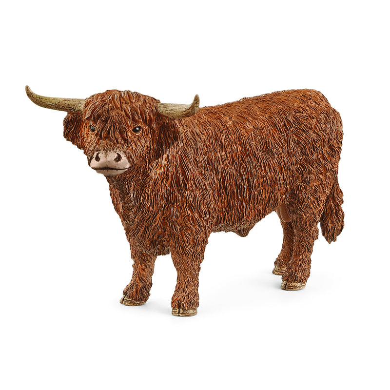 Schleich Farm World Highland Bull Toy Brown (Pack of 5)