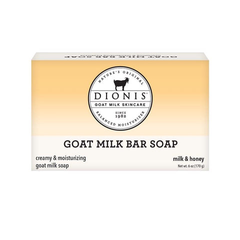 Dionis Goat Milk Skincare Milk & Honey Scent Soap Bar 6 oz 1 pk