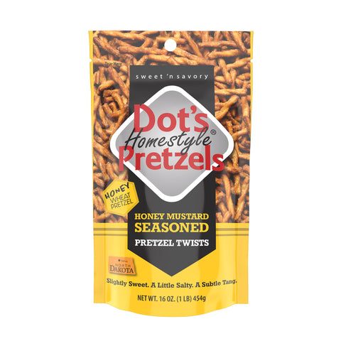 Dot's Homestyle Honey Mustard Pretzels 16 oz Bagged (Pack of 10)