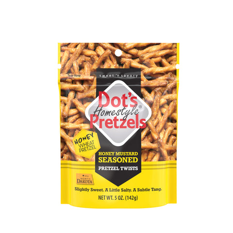 Dot's Homestyle Honey Mustard Pretzels 5 oz Bagged (Pack of 10)