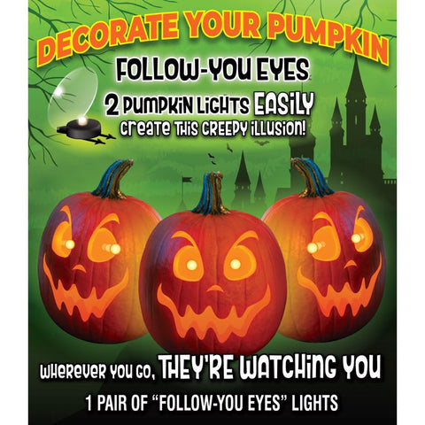 Pumpkin Masters Follow-You Eyes Lights 1 pk (Pack of 11)
