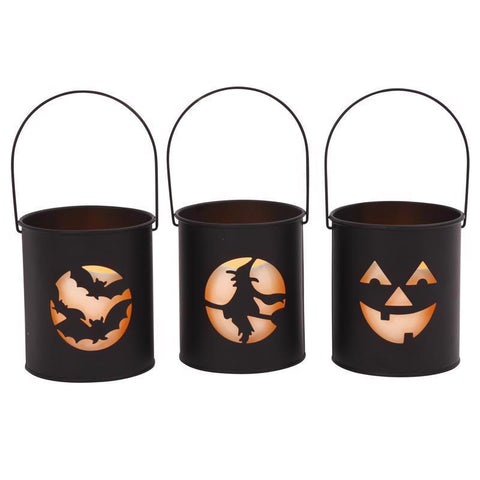 Gerson 4.25 in. Lighted Decoration Halloween Decor (Pack of 12)
