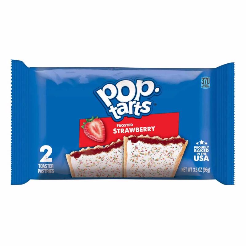 Pop-Tarts Strawberry Toaster Pastries 3.3 oz Bagged (Pack of 6)