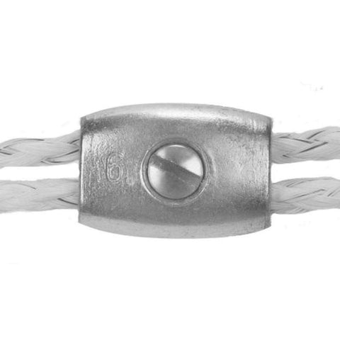 Pinza para cuerda eléctrica Dare plateada