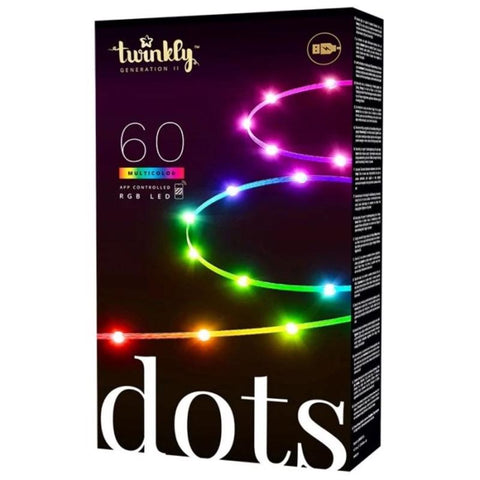 Twinkly LED Mini Multicolored 60 ct String Christmas Lights 9.8 ft.
