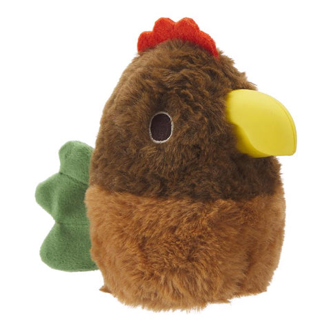 Bark For Dog Rubber Hen Dog Toy 1 pk (Pack of 3)