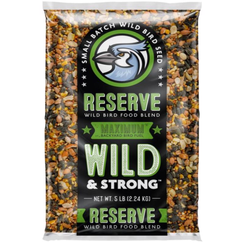 Small Batch Wild & Strong Maximum Wild Bird Food 5 lb (Pack of 8)