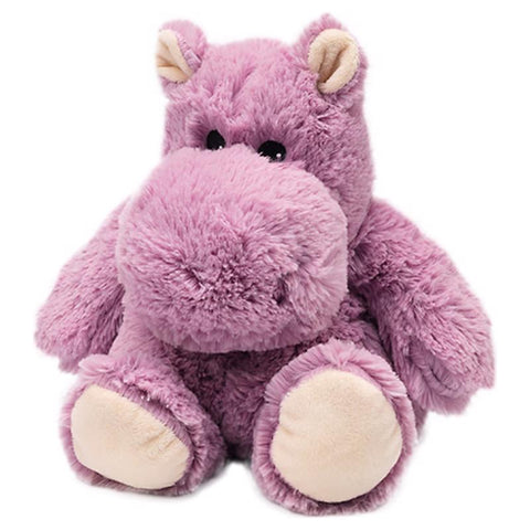 Warmies Junior Hippo Stuffed Animals Purple 1 pc