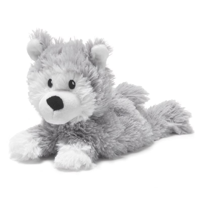Warmies Junior Husky Stuffed Animals Gray 1 pc
