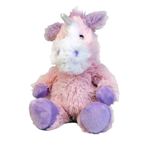 Peluche de unicornio Warmies Junior rosa/morado, 1 pieza