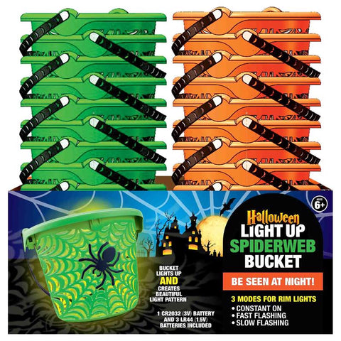 Magic Seasons Halloween Bucket Plastic 1 pk (Pack of 24)