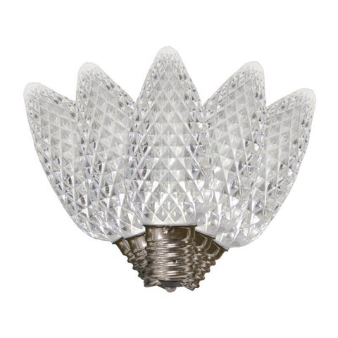 Celebrations Platinum LED C9 Pure White 25 ct String Christmas Lights 25 ft.