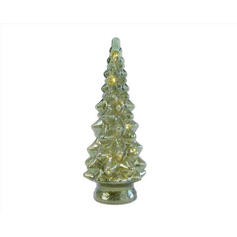 Lumineo LED Green Lighting Christmas Tree 13 in. (Pack of 6)