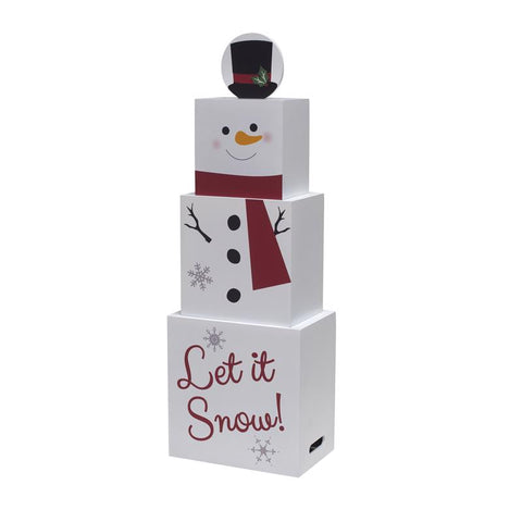 Dyno Holiday Versatile Stacking Boxes 32 in. Porch Sign (Pack of 4)
