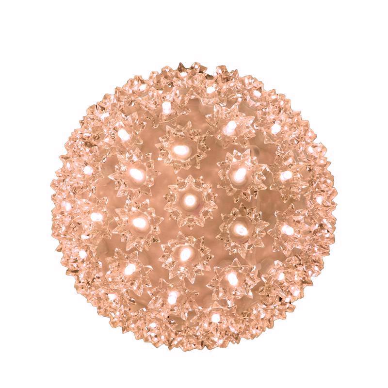 Celebrations LED Warm White 100L T5 Starlight Sphere 7.5 in. Hanging Decor