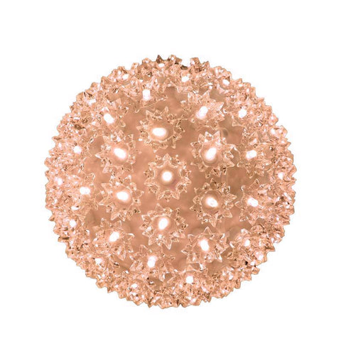 Celebrations LED Warm White 100L T5 Starlight Sphere 7.5 in. Hanging Decor