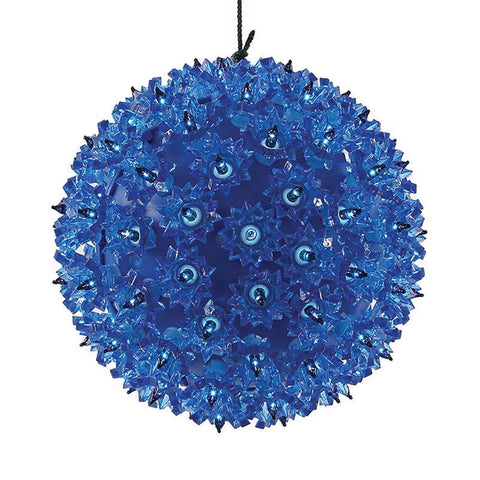 Celebrations LED Blue 100L T5 Starlight Sphere 7.5 in. Hanging Decor