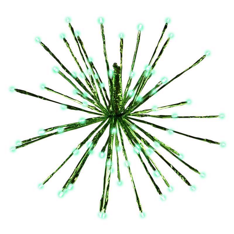 Celebrations LED Green 3-in-1 Radiant Blast 16 in. Hanging Decor