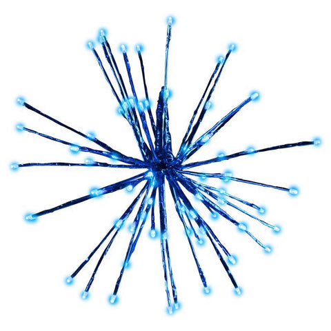 Celebrations LED Blue 3-in-1 Radiant Blast 16 in. Hanging Decor