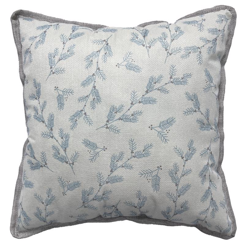 Celebrations Home Multicolored Frosty Christmas Holly Berry Pillow 5 in. (Pack of 12)