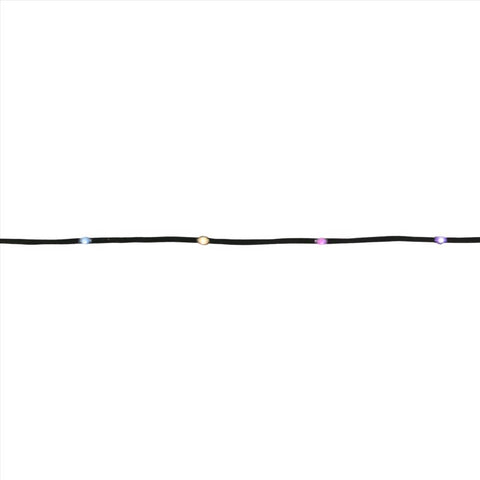Celebrations Platinum LED RGB 100 ct String Christmas Lights 17 ft.
